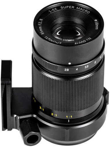 Zhongyi Mitakon Creator 85mm f/2.8 1-5x Super Macro Lens (Sony E Mount)