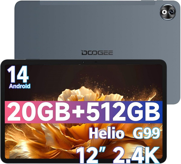 Doogee T40 Pro 12.0 inch LTE 512GB Gray (8GB RAM)