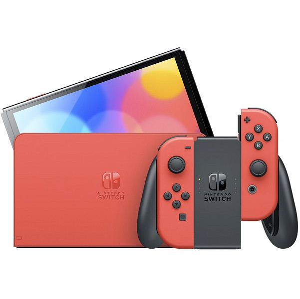 Nintendo Switch (OLED) Mario Red