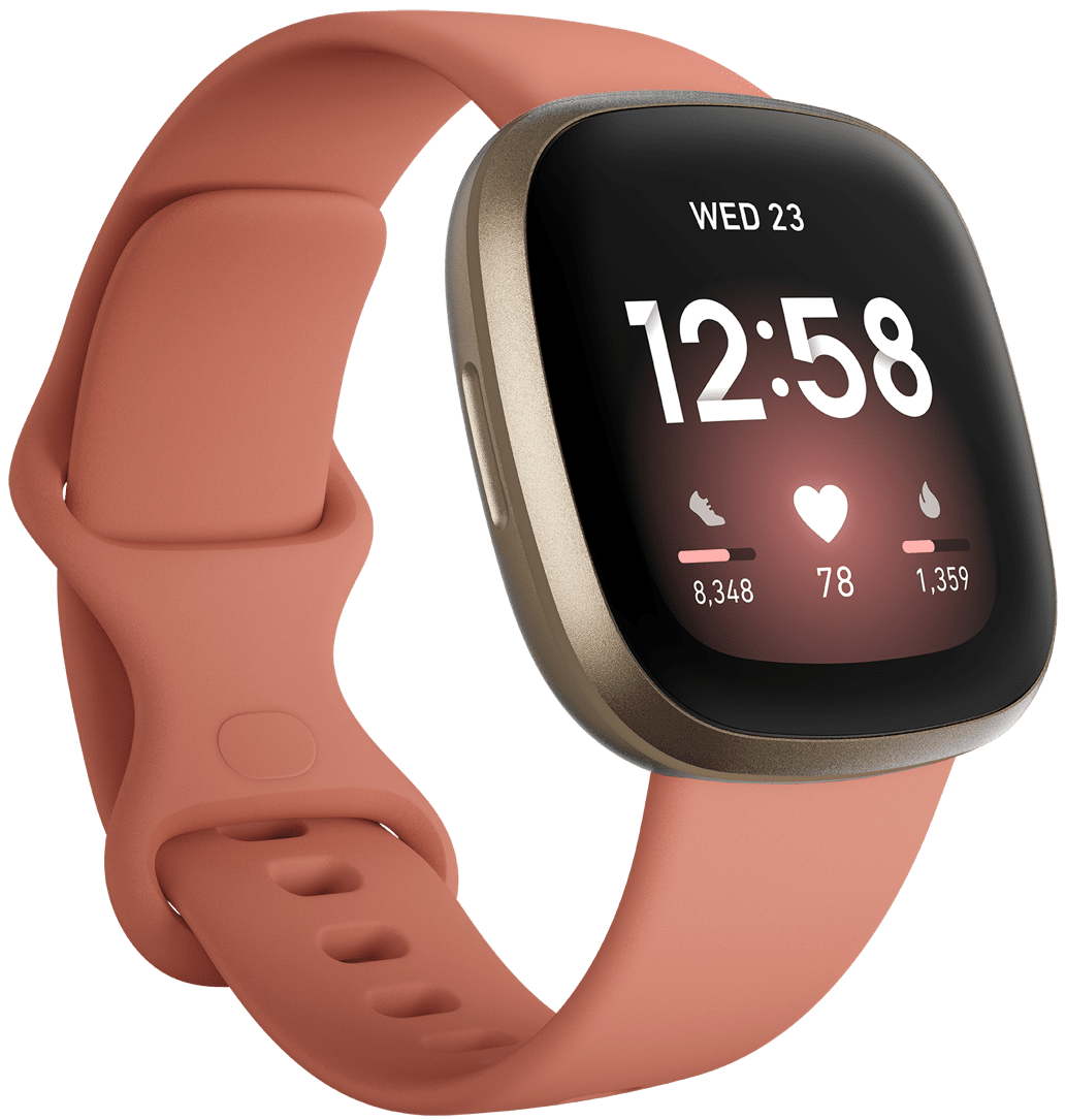 Etoren | Fitbit Versa 3 Midnight/Soft Gold Aluminium-Ompras Online