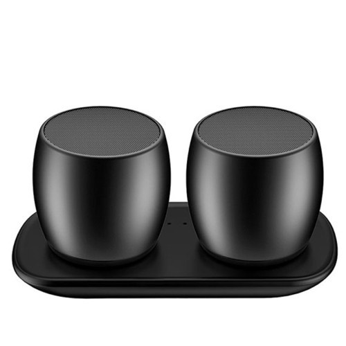 SARDiNE F1 Aluminium Alloy Stereo Wireless Bluetooth Speaker with Charging Dock Black SARDiNE F1 Aluminium Alloy Stereo Wireless Bluetooth Speaker with Charging Dock Black