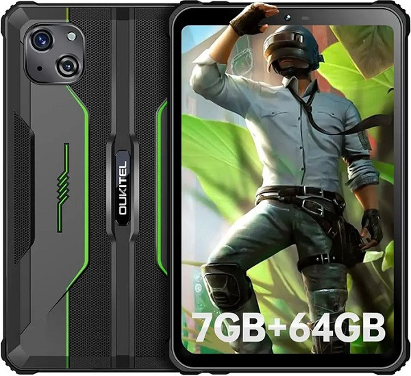 OUKITEL RT3 Rugged Tablet 8.0 inch LTE 64GB Green (4GB RAM)
