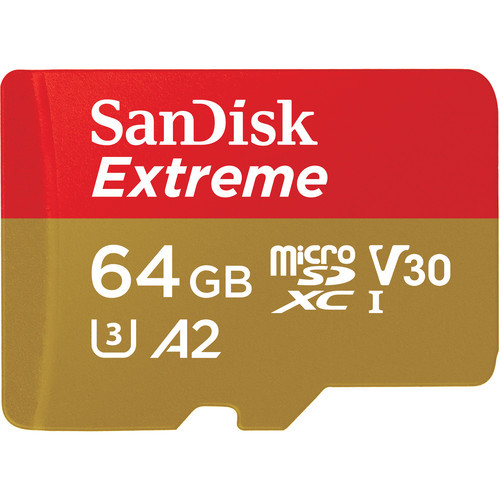 Sandisk Extreme A2 64GB (U3) V30 160mbs MicroSD