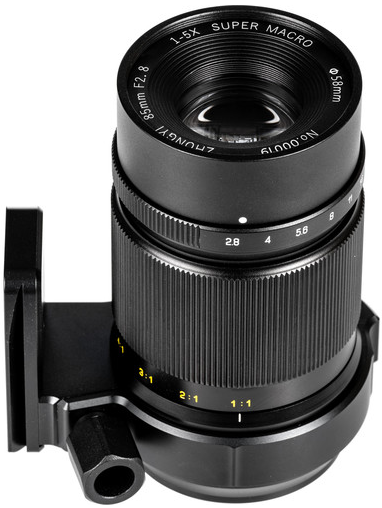 Zhongyi Mitakon Creator 85mm f/2.8 1-5x Super Macro Lens (M4/3 Mount)