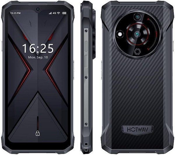 Hotwav T7 Rugged Phone Dual Sim 128GB Black (4GB RAM)