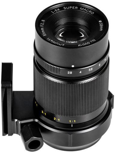 Zhongyi Mitakon Creator 85mm f/2.8 1-5x Super Macro Lens (Fuji X Mount)