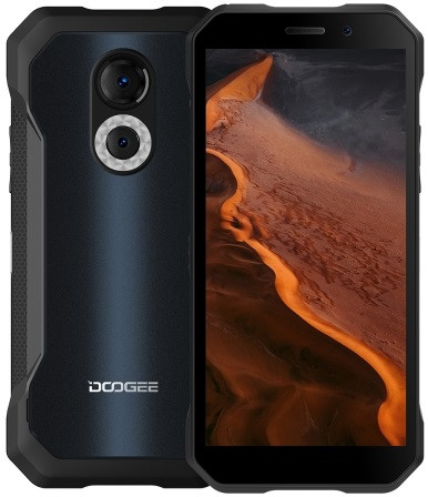 DOOGEE S61 Rugged Phone Dual Sim 64GB Frosted Black (6GB RAM)