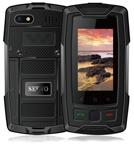 SERVO X7 Plus Rugged Phone Dual Sim 16GB Black (2GB RAM)