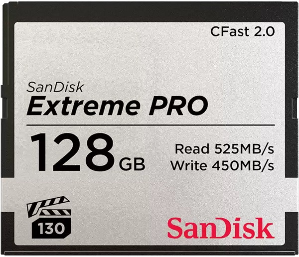 Sandisk Extreme Pro 128GB CFast 2.0 525MB/s