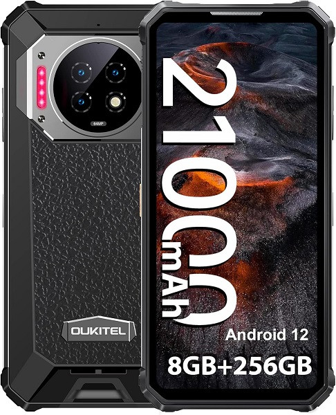 Oukitel WP19 Rugged Phone Dual Sim 256GB Black (8GB RAM)