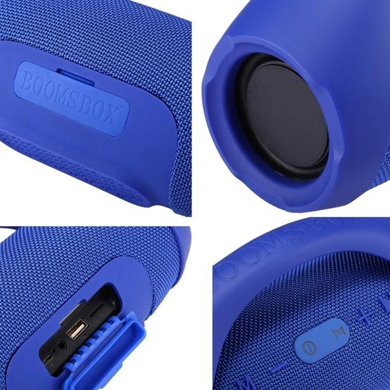 BOOMS BOX MINI E10 Splash-proof Portable Bluetooth V3.0 Stereo Speaker with Handle(Blue)