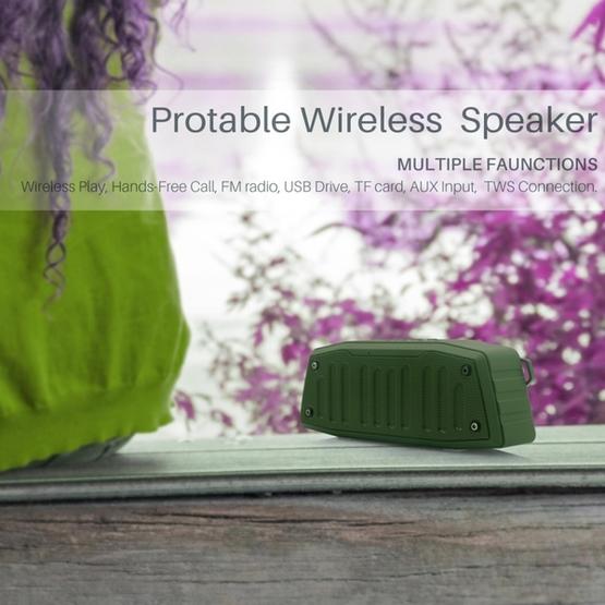 NewRixing NR-4019 Outdoor Portable Bluetooth Speaker Black