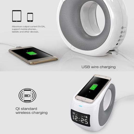 NILLKIN MC1 CE / RoHs / FCC Certificated QI Standard Wireless Charging Transmitter + Bluetooth Speaker (EU Plug)