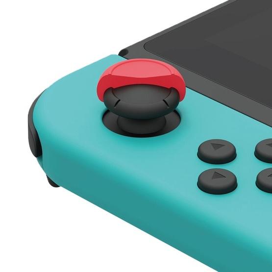 Left + Right Gamepad Rocker Cap Button Cover for Switch (Red)
